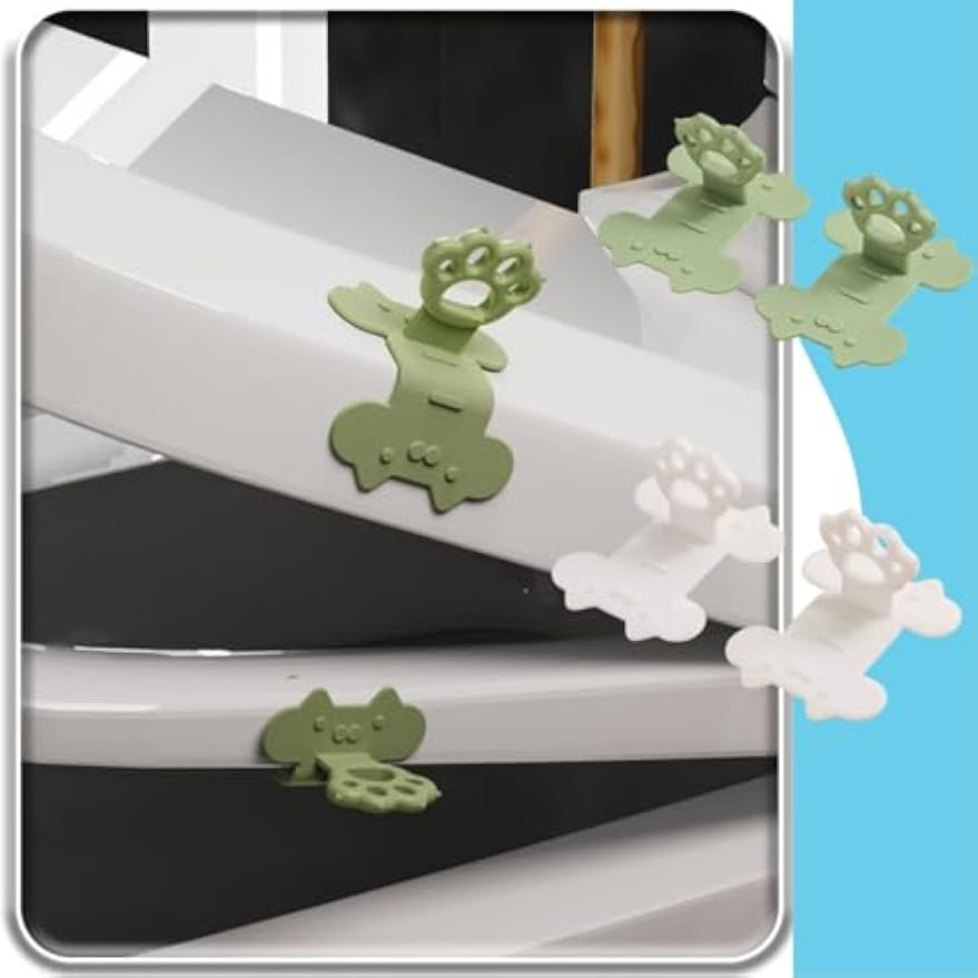 4Pcs Toilet Cover Lifter Cat Paw Lid Lifter | Sanitary Seat Raiser, Sanitation Lift Aid Handle Cover, Easy Operate, Aesthetically Pleasing