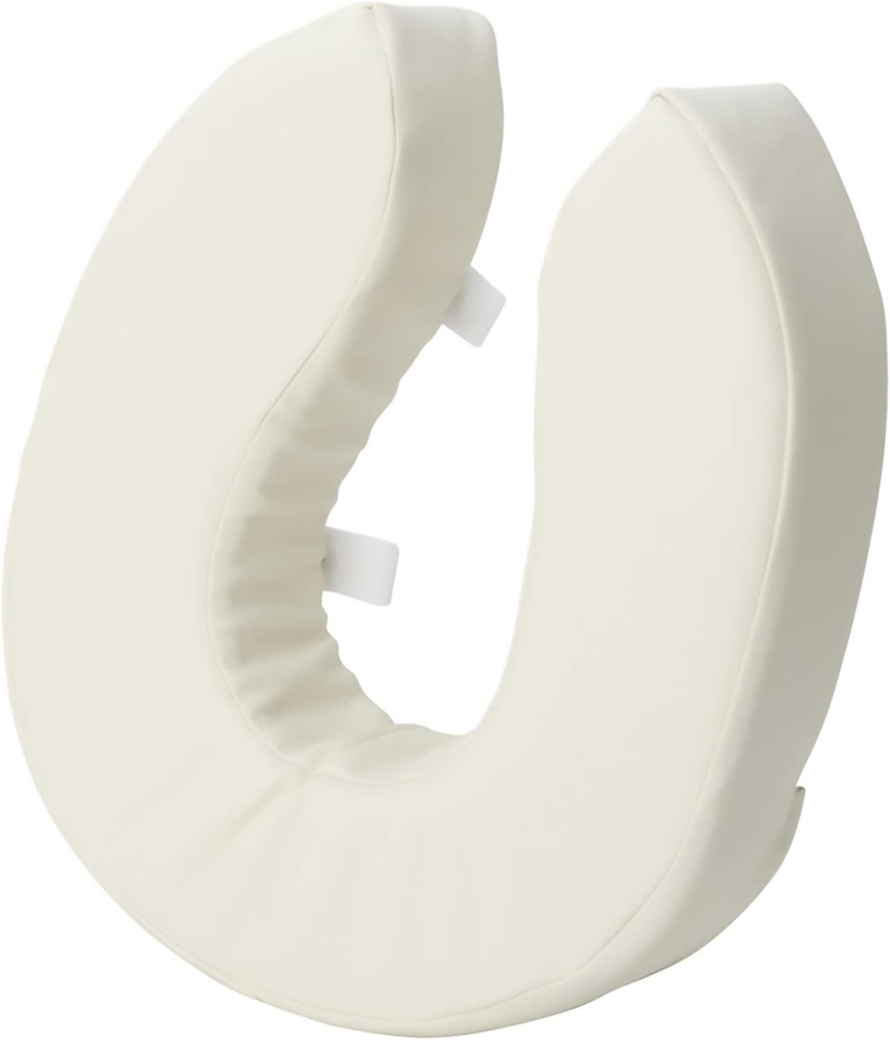 DMI Raised Toilet Seat Toilet, Toilet Seat Riser, Seat Cushion and Toilet Seat Cover to Add Extra Padding to the Toilet Seat while Relieving Pressure, 2 Inch Pad, White