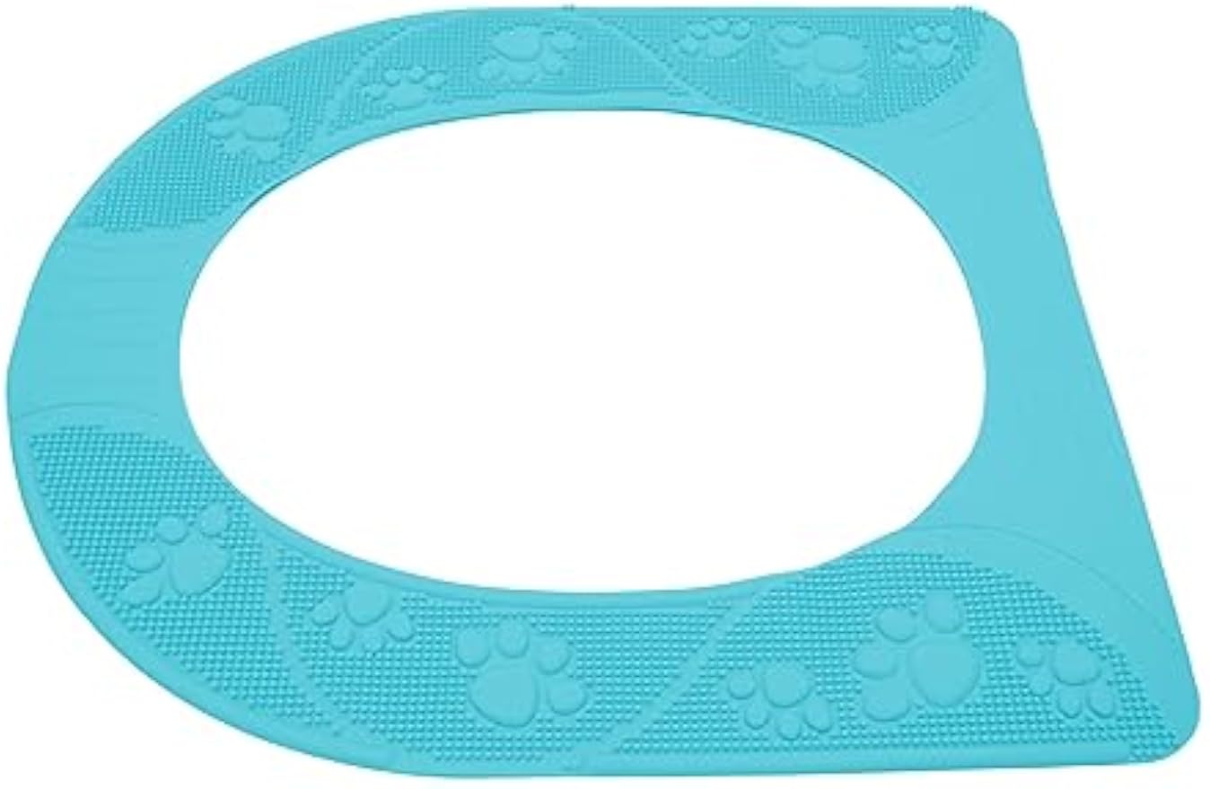 Toilet Seat Cover Toilet Seat Pad Easy To Use Colorfast For Home (Sky Blue)
