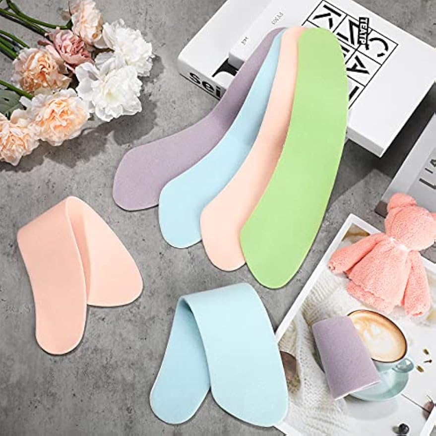 8 Pairs Bathroom Warmer Toilet Seat Cover Pads Washable and Reusable Toilet Seat Cushion Pad Warmer Cover Upgraded Cushion for Winter Bathroom, 4 Colors