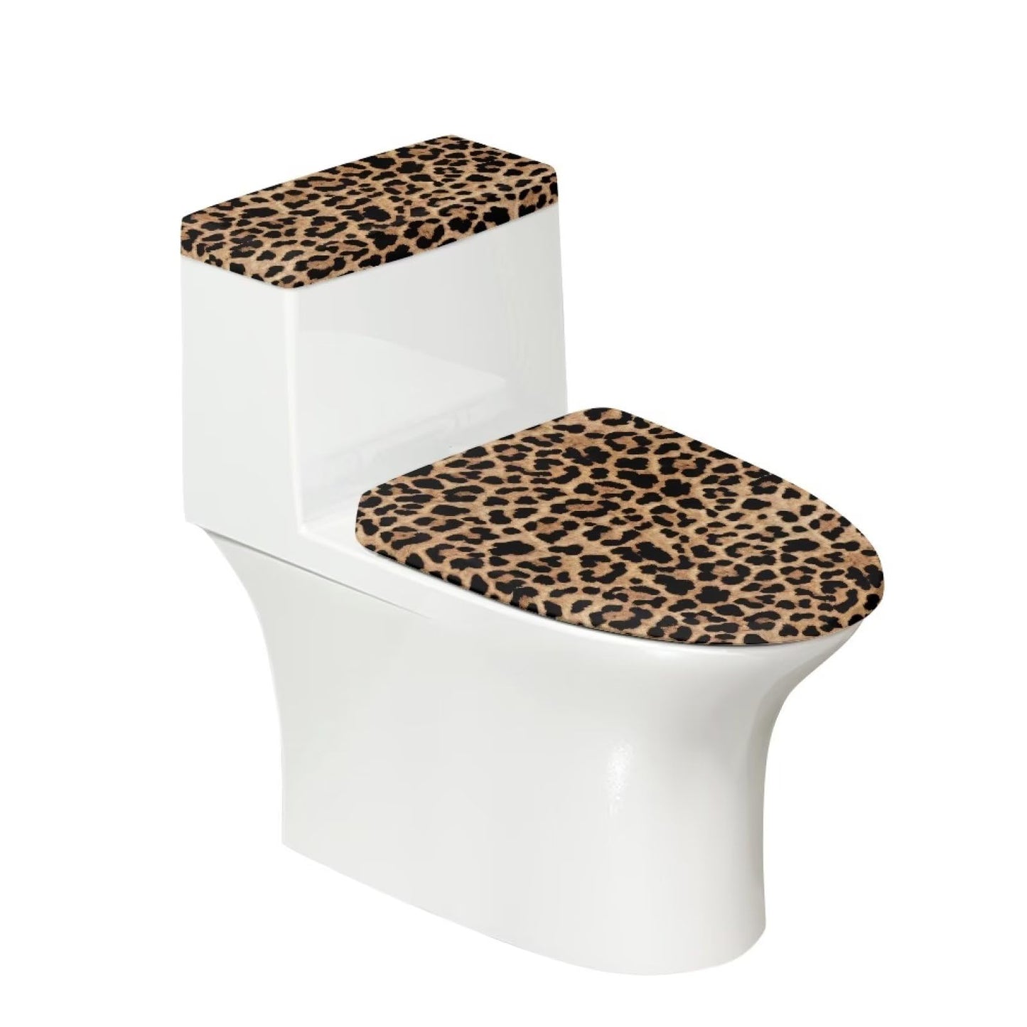Toilet Lid Covers, Reusable Toilet Seat Covers Removable Toilet Tank Lid Cover for Hotel Home Toilet Keep Toilet Clean(Black Cats)