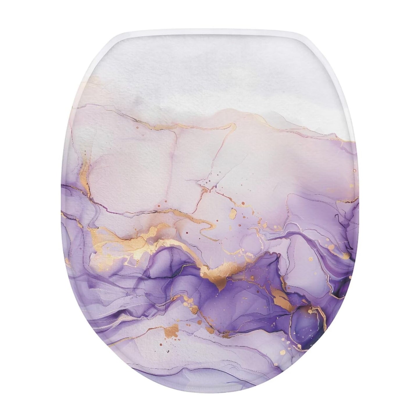 Dinosaur Toilet Lid Cover, Comfortable Dustproof and Reusable Toilet Seat Cover, Flannel Soft Bathroom Accessories Toilet Lid Cover