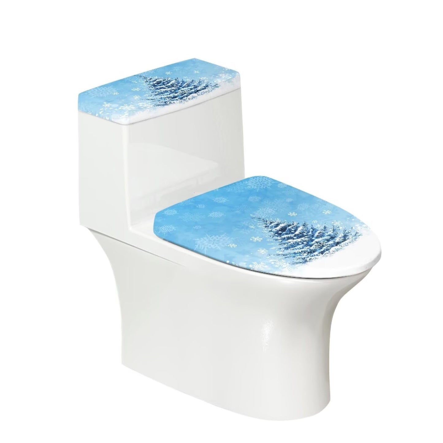 Toilet Lid Covers, Reusable Toilet Seat Covers Removable Toilet Tank Lid Cover for Hotel Home Toilet Keep Toilet Clean(Black Cats)