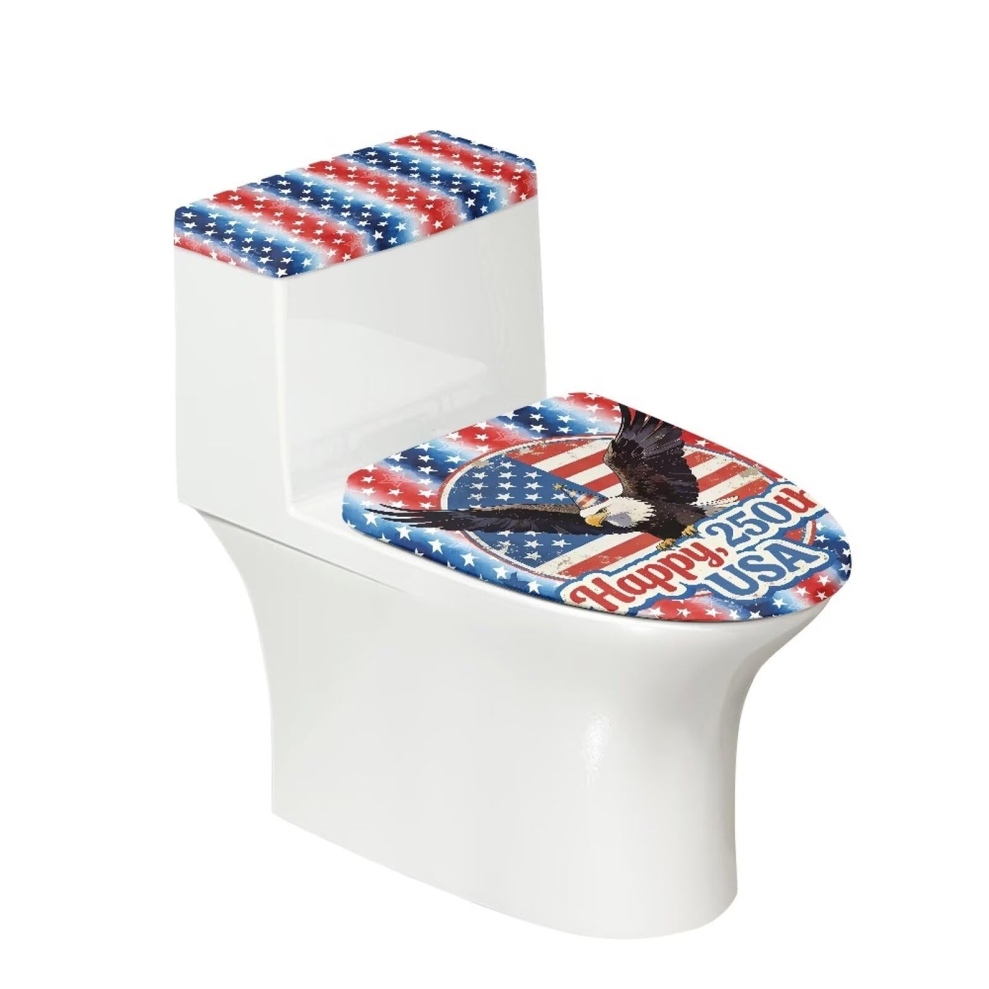 Toilet Lid Covers, Reusable Toilet Seat Covers Removable Toilet Tank Lid Cover for Hotel Home Toilet Keep Toilet Clean(Black Cats)