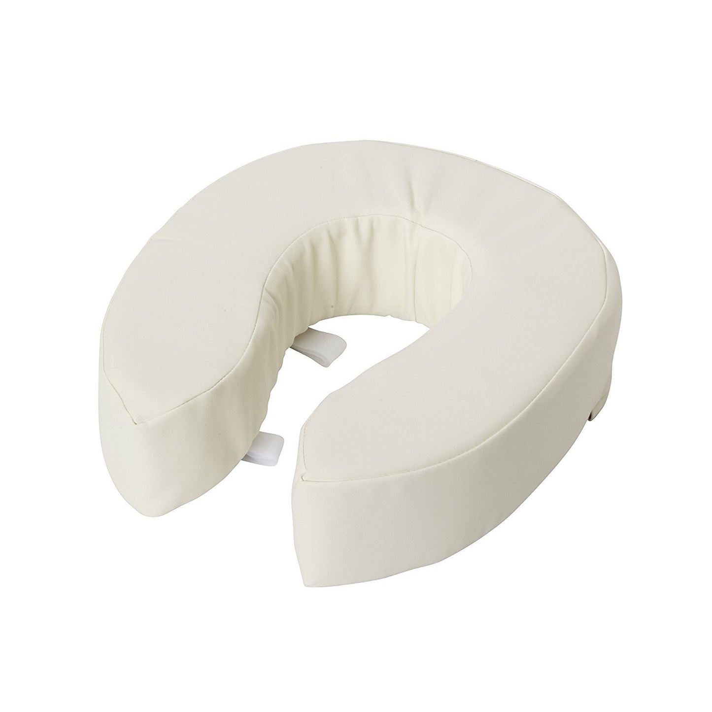 DMI Raised Toilet Seat Toilet, Toilet Seat Riser, Seat Cushion and Toilet Seat Cover to Add Extra Padding to the Toilet Seat while Relieving Pressure, 2 Inch Pad, White