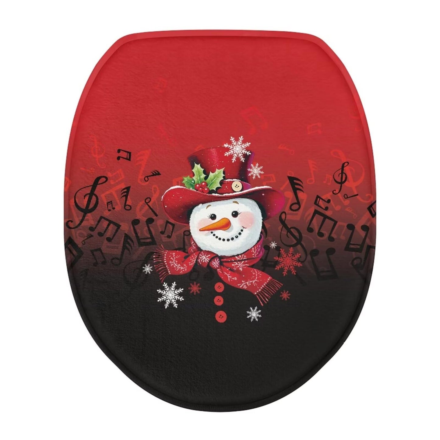 Dinosaur Toilet Lid Cover, Comfortable Dustproof and Reusable Toilet Seat Cover, Flannel Soft Bathroom Accessories Toilet Lid Cover