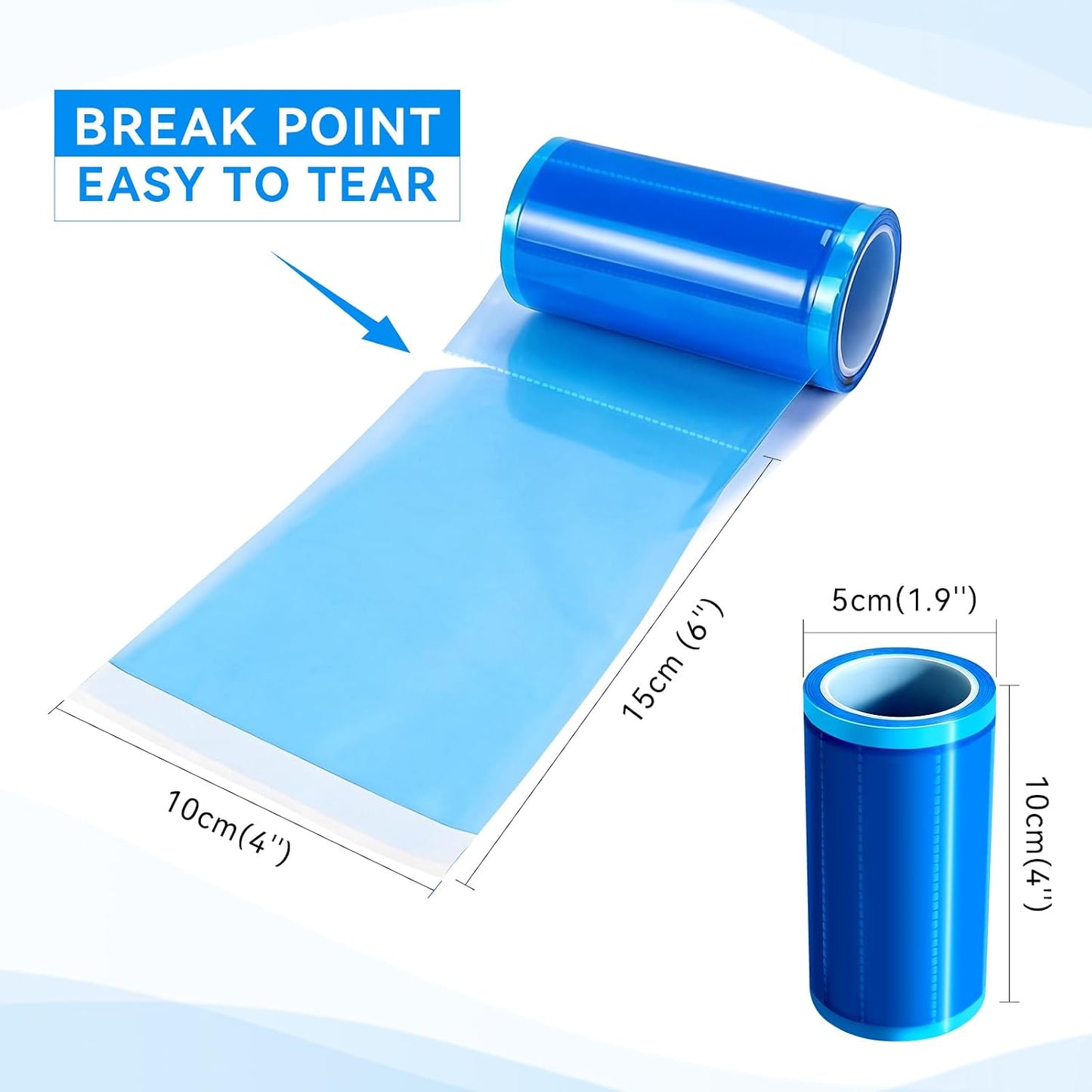 Toilet Seat Covers Disposable for Travel Hotel,600 Pcs (4x150 pcs),Blue | Blue Barrier Film,Non-slip, Waterproof, Easy Removable, No Glue Left, Fit for Most Shape of Toilets,Public Bathroom Protector