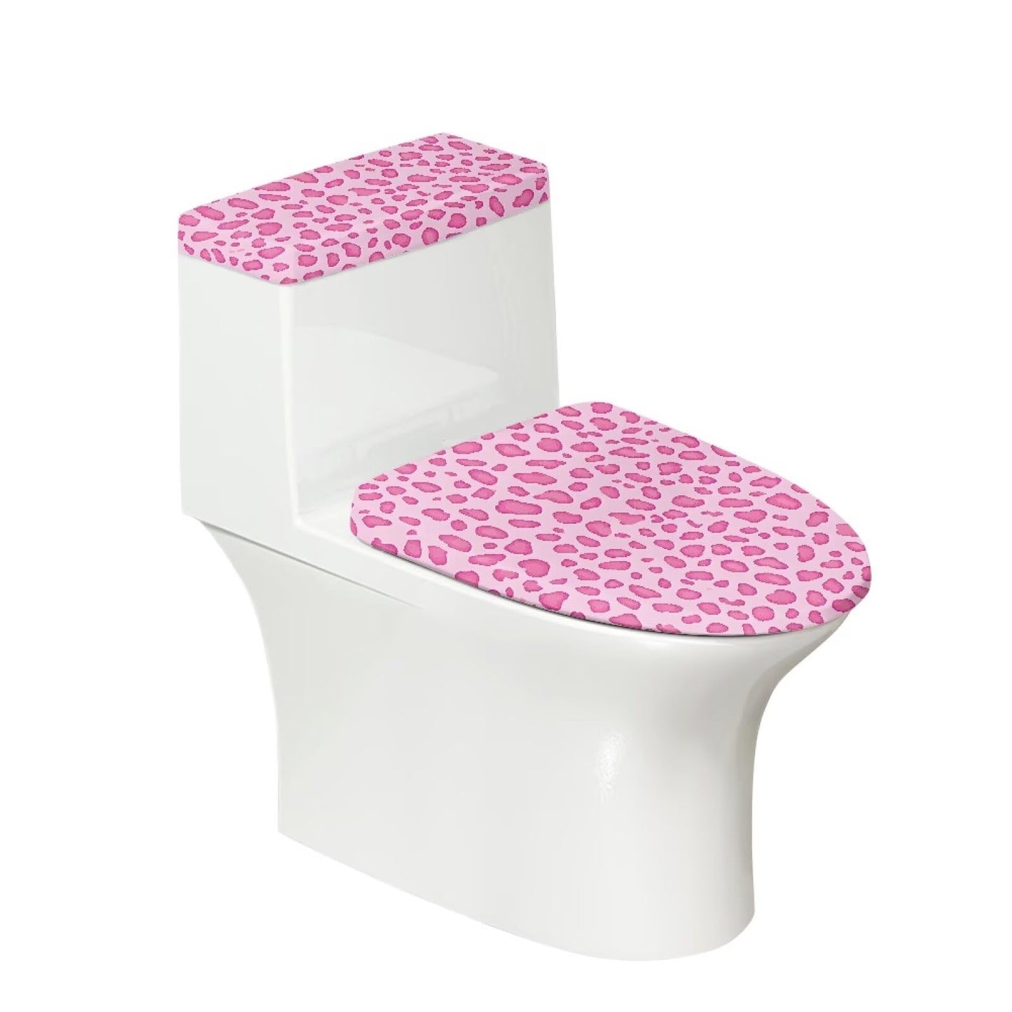 Toilet Lid Covers, Reusable Toilet Seat Covers Removable Toilet Tank Lid Cover for Hotel Home Toilet Keep Toilet Clean(Black Cats)