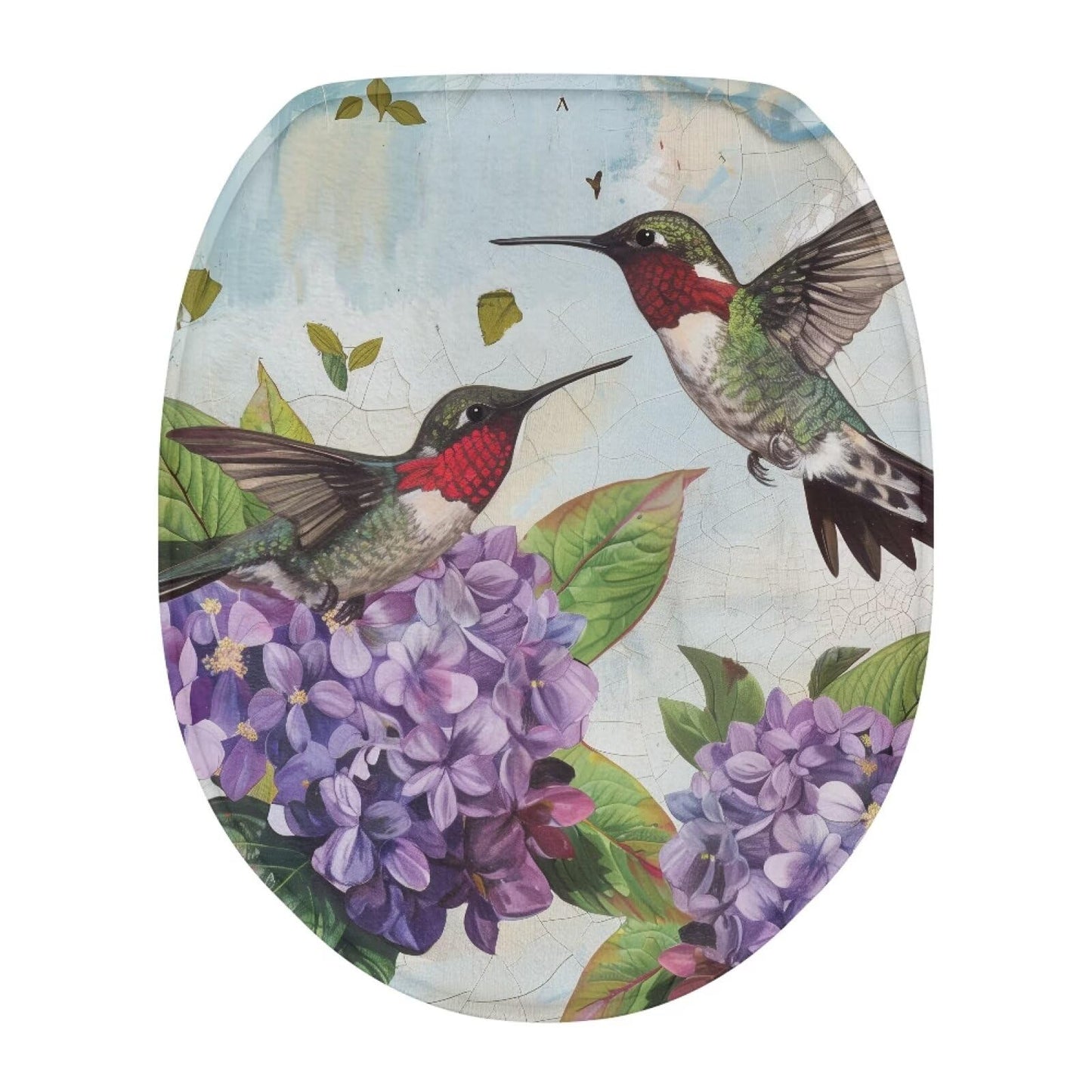 Dinosaur Toilet Lid Cover, Comfortable Dustproof and Reusable Toilet Seat Cover, Flannel Soft Bathroom Accessories Toilet Lid Cover