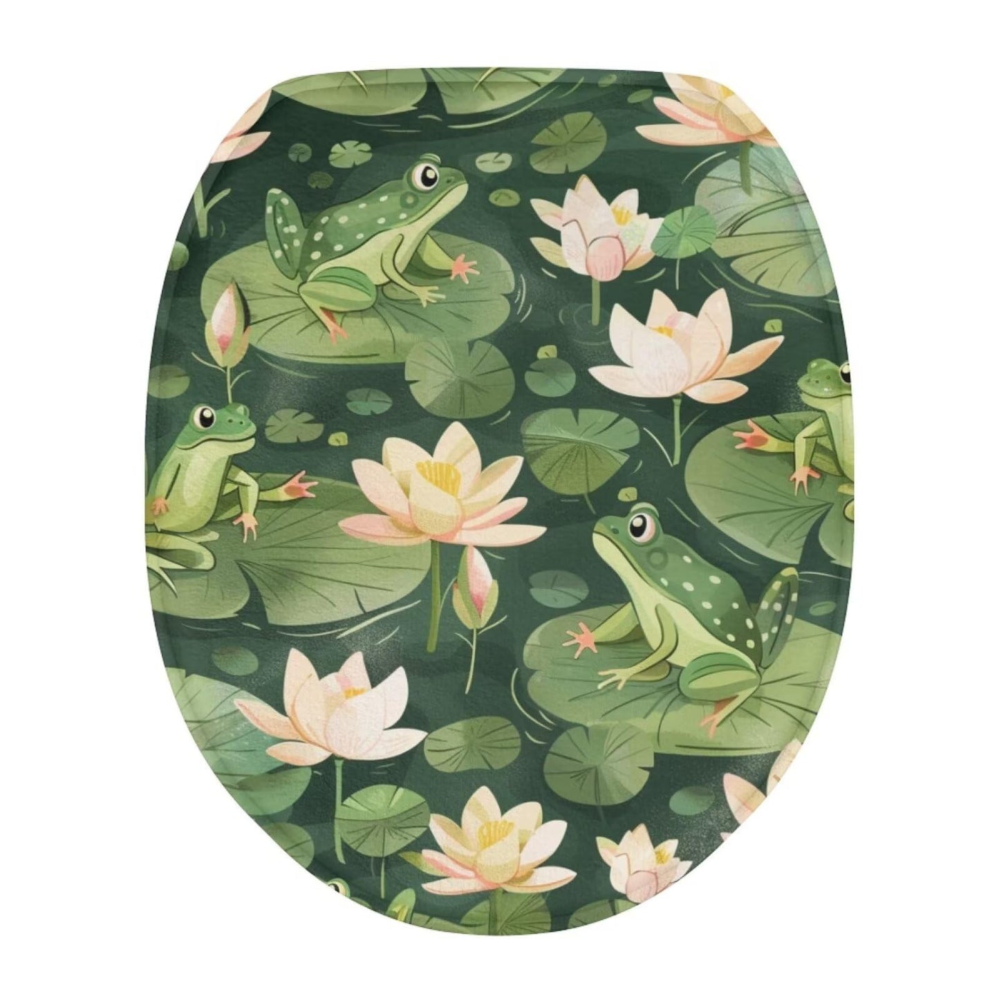 Purple Gothic Cat Toilet Lid Cover Elongated Toilet Seat Lid Covers Replacement Universal Toilet Seat Cover Fits Accessories Decor Soft Toilet Protector Cover Fits Most Toilet Lids-1