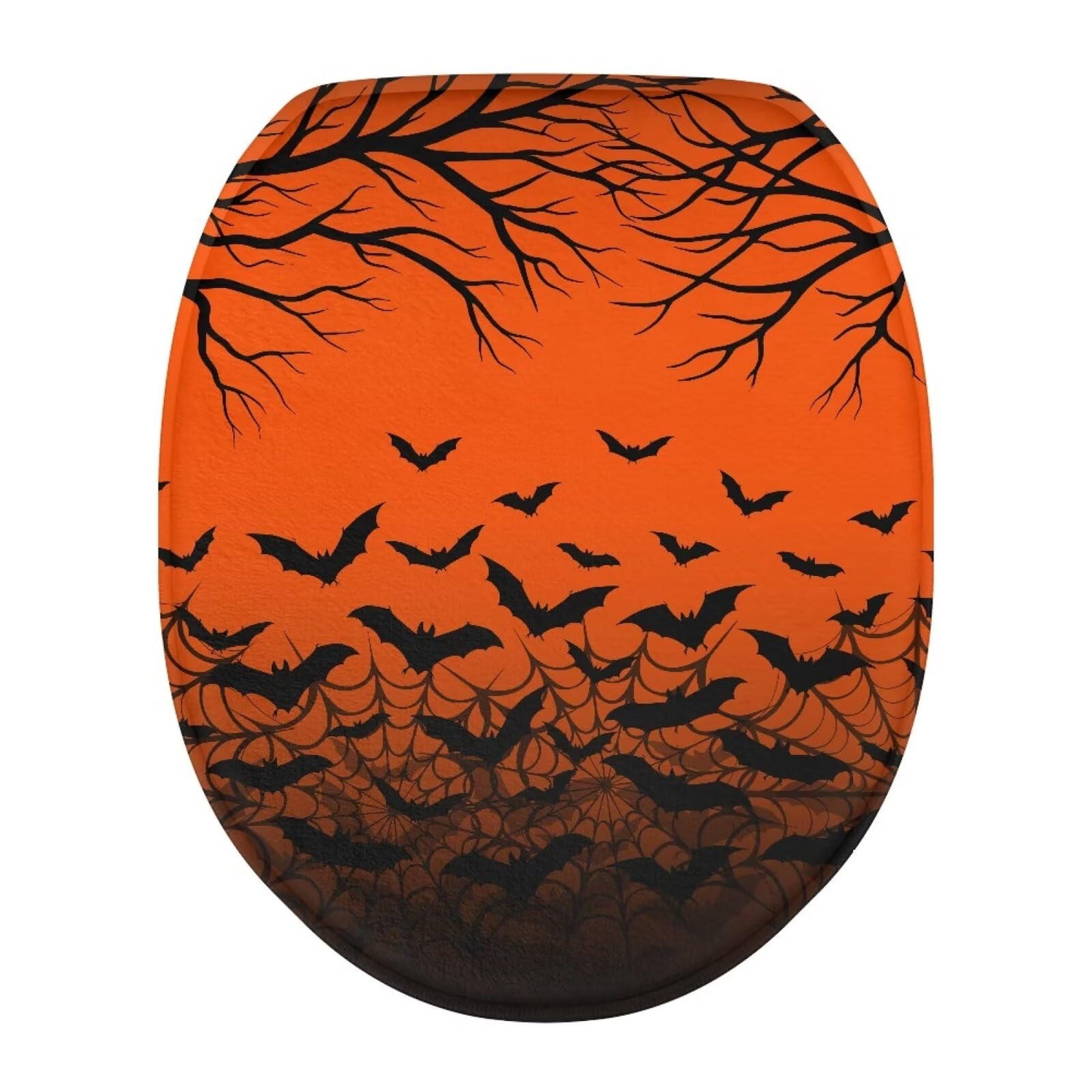 Dinosaur Toilet Lid Cover, Comfortable Dustproof and Reusable Toilet Seat Cover, Flannel Soft Bathroom Accessories Toilet Lid Cover