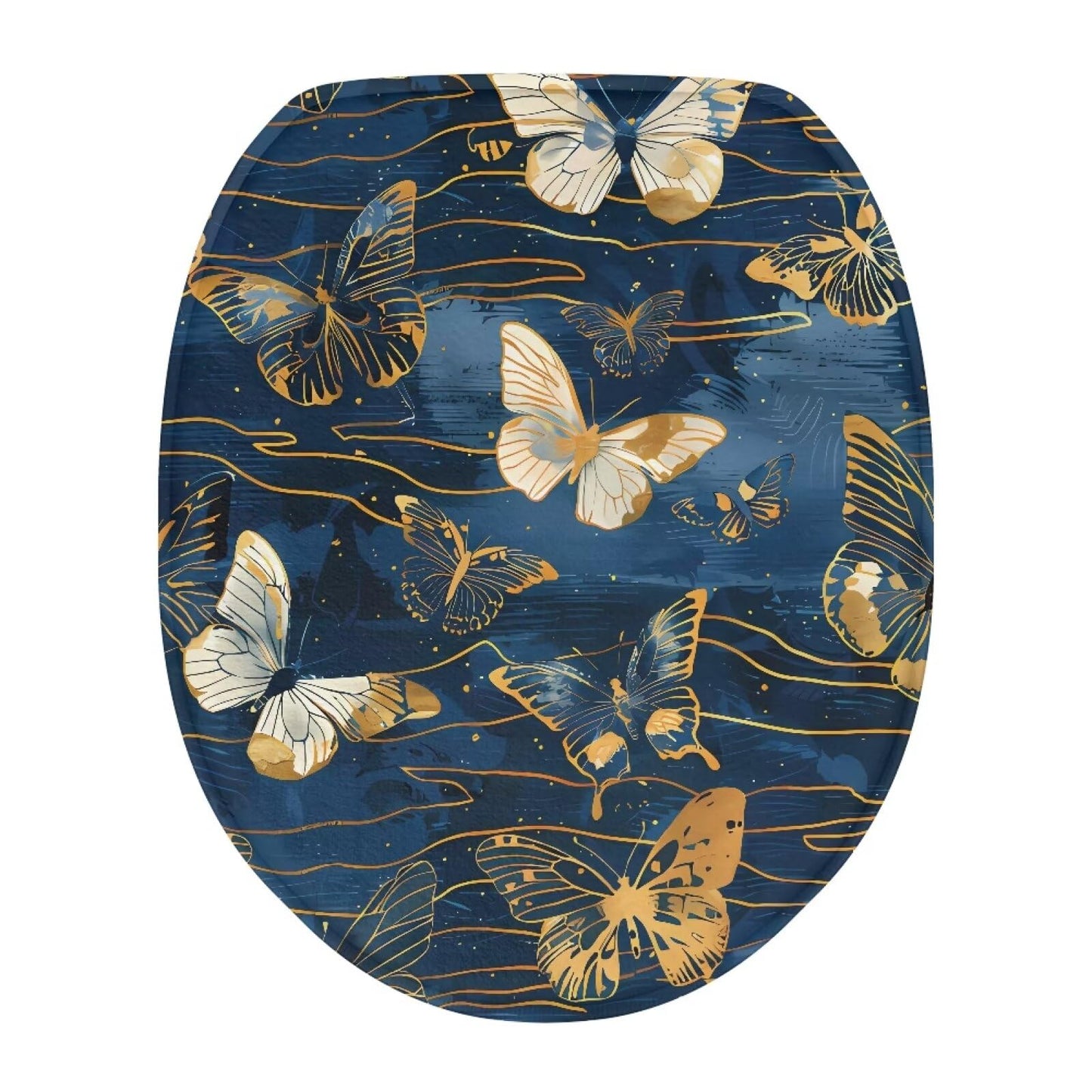 Dinosaur Toilet Lid Cover, Comfortable Dustproof and Reusable Toilet Seat Cover, Flannel Soft Bathroom Accessories Toilet Lid Cover
