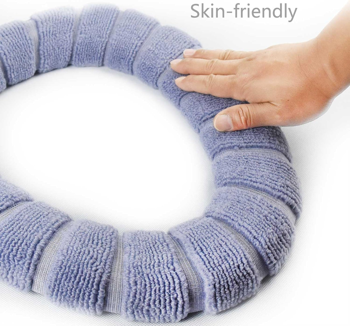 SKJ&COtoilet seat covers, 5-piece set, washable, soft, and warm toilet seat covers, suitable for bathrooms, universal round/extended toilet seat, 5 color combinations, suitable for use in cold weather