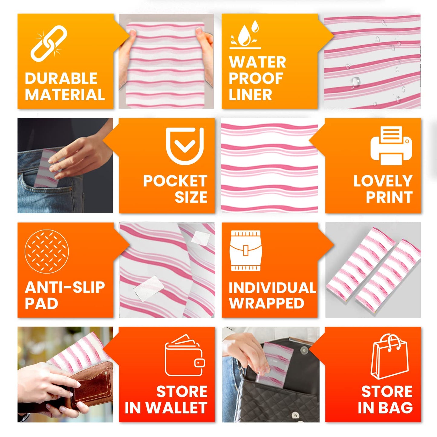 20 XL Toilet Seat Covers Disposable, Kids & Adults Travel Pack | Individually Wrapped, Waterproof, Potty Training, Toddler Liners, Travel Use