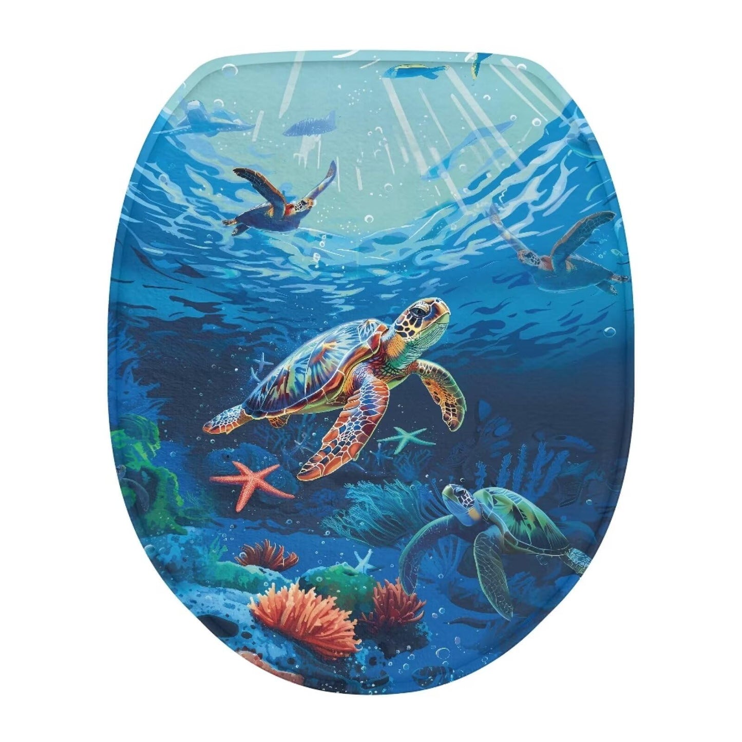 Purple Gothic Cat Toilet Lid Cover Elongated Toilet Seat Lid Covers Replacement Universal Toilet Seat Cover Fits Accessories Decor Soft Toilet Protector Cover Fits Most Toilet Lids-1