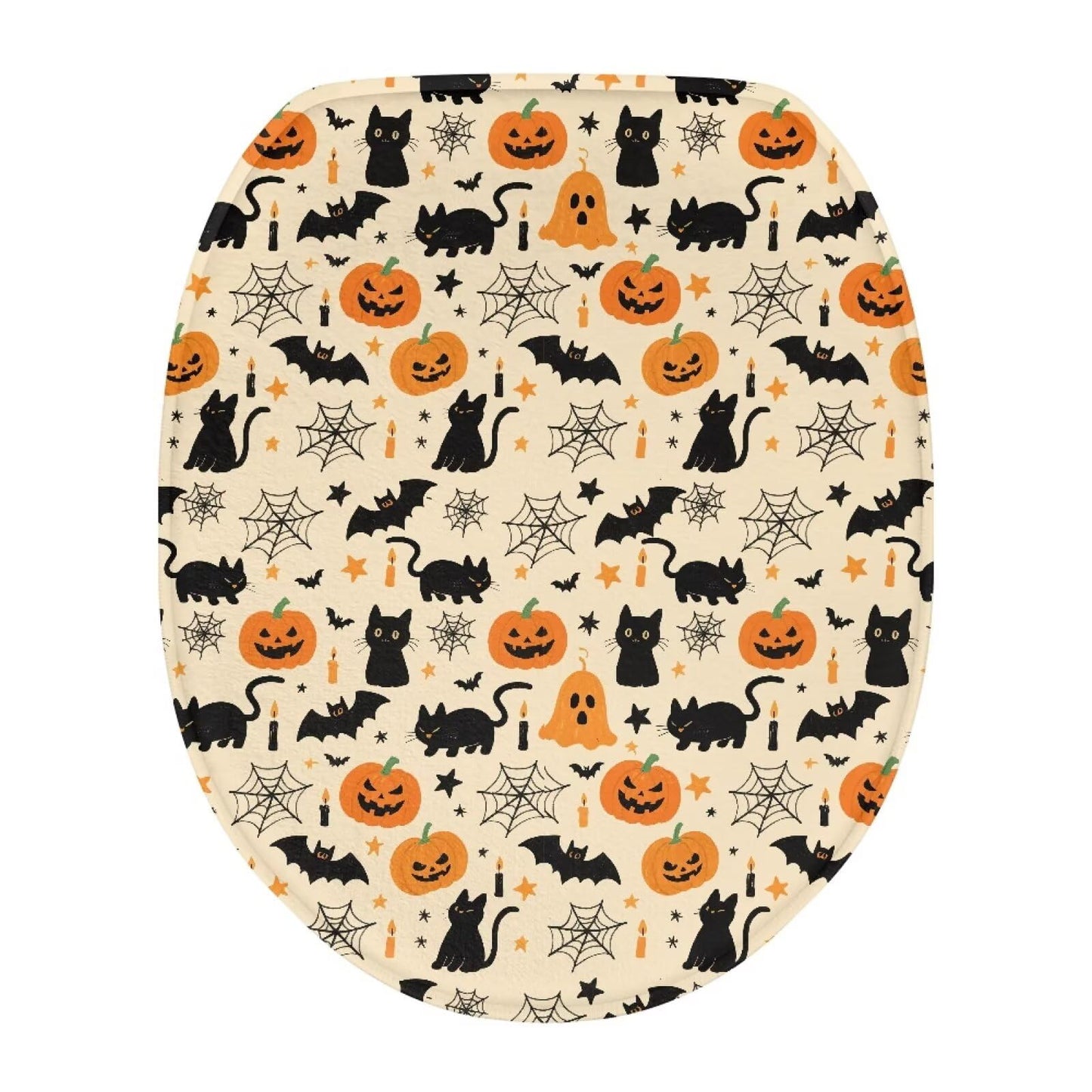 Dinosaur Toilet Lid Cover, Comfortable Dustproof and Reusable Toilet Seat Cover, Flannel Soft Bathroom Accessories Toilet Lid Cover