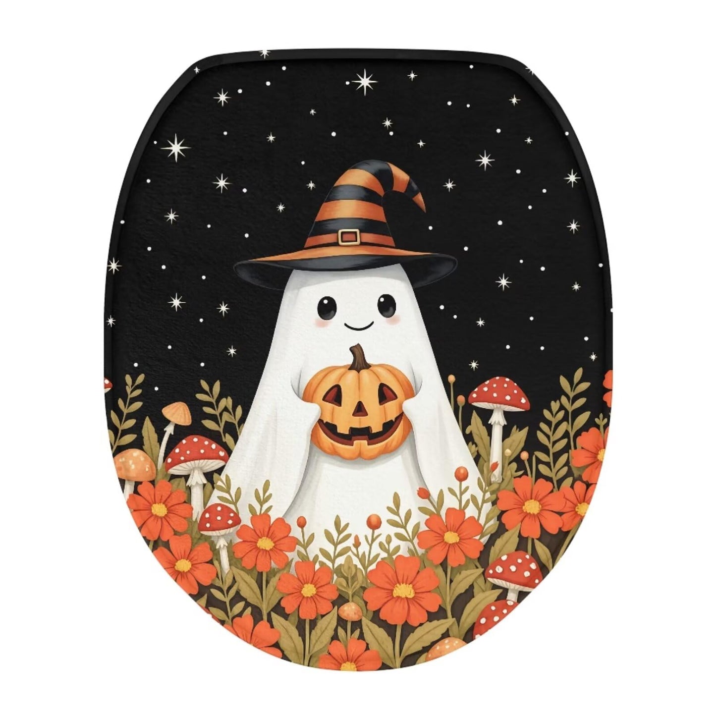 Hummingbird Flower Toilet Lid Covers for Bathroom Hummingbird Flower Toilet Seat Cushion Cover Elongated Reusable Replacement Fabric Elastic Washable Dust Covers