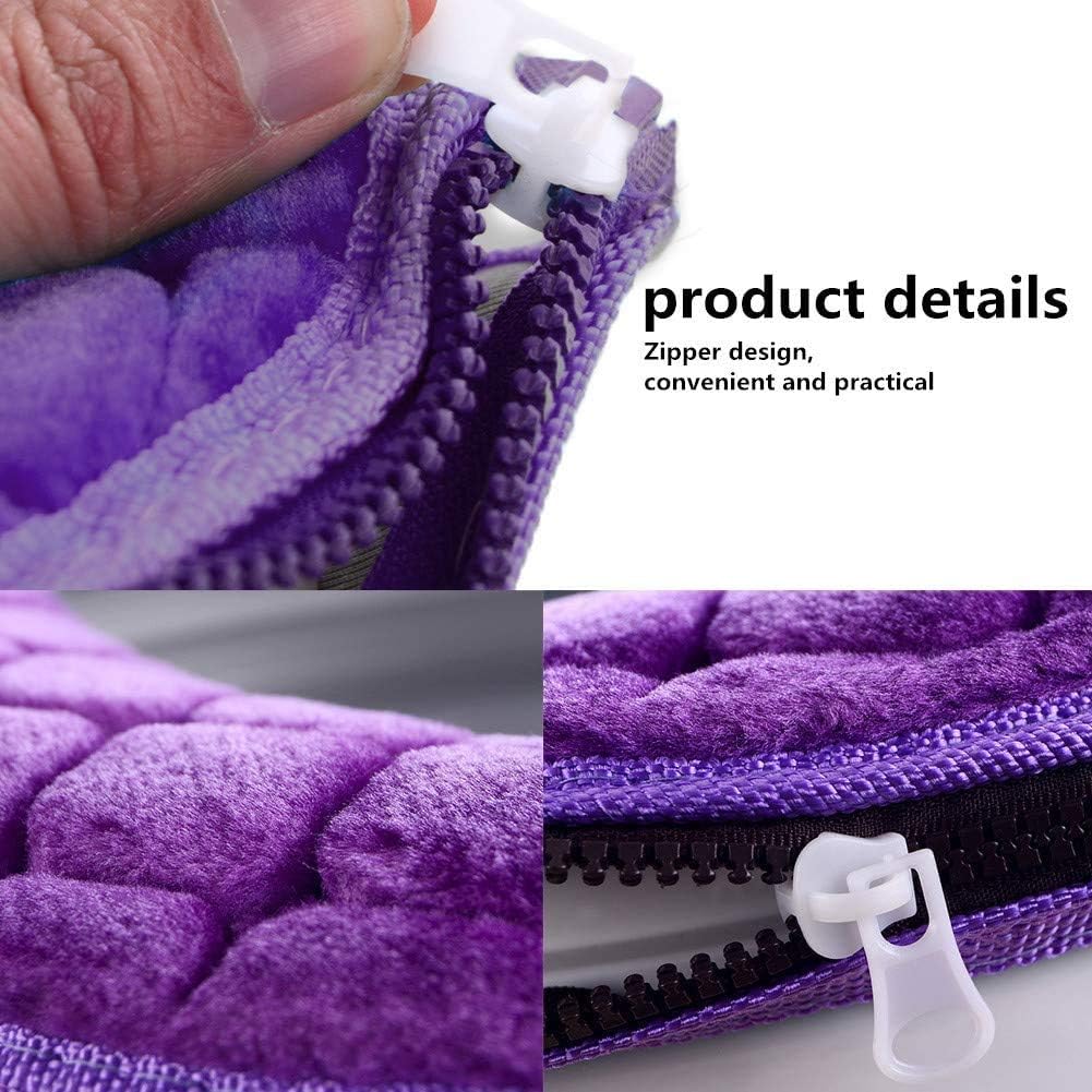 Toilet Seat Cushion - Soft, Thicker, Warmer Washable Covers with Zipper - Home Reusable (Gray)