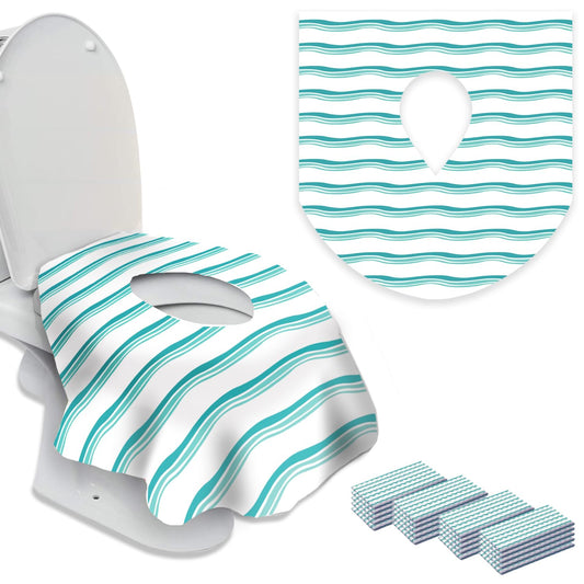 20 XL Toilet Seat Covers Disposable, Kids & Adults Travel Pack | Individually Wrapped, Waterproof, Potty Training, Toddler Liners, Travel Use
