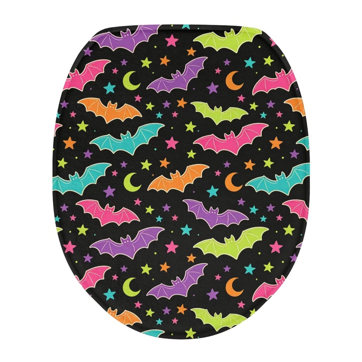 Hummingbird Flower Toilet Lid Covers for Bathroom Hummingbird Flower Toilet Seat Cushion Cover Elongated Reusable Replacement Fabric Elastic Washable Dust Covers