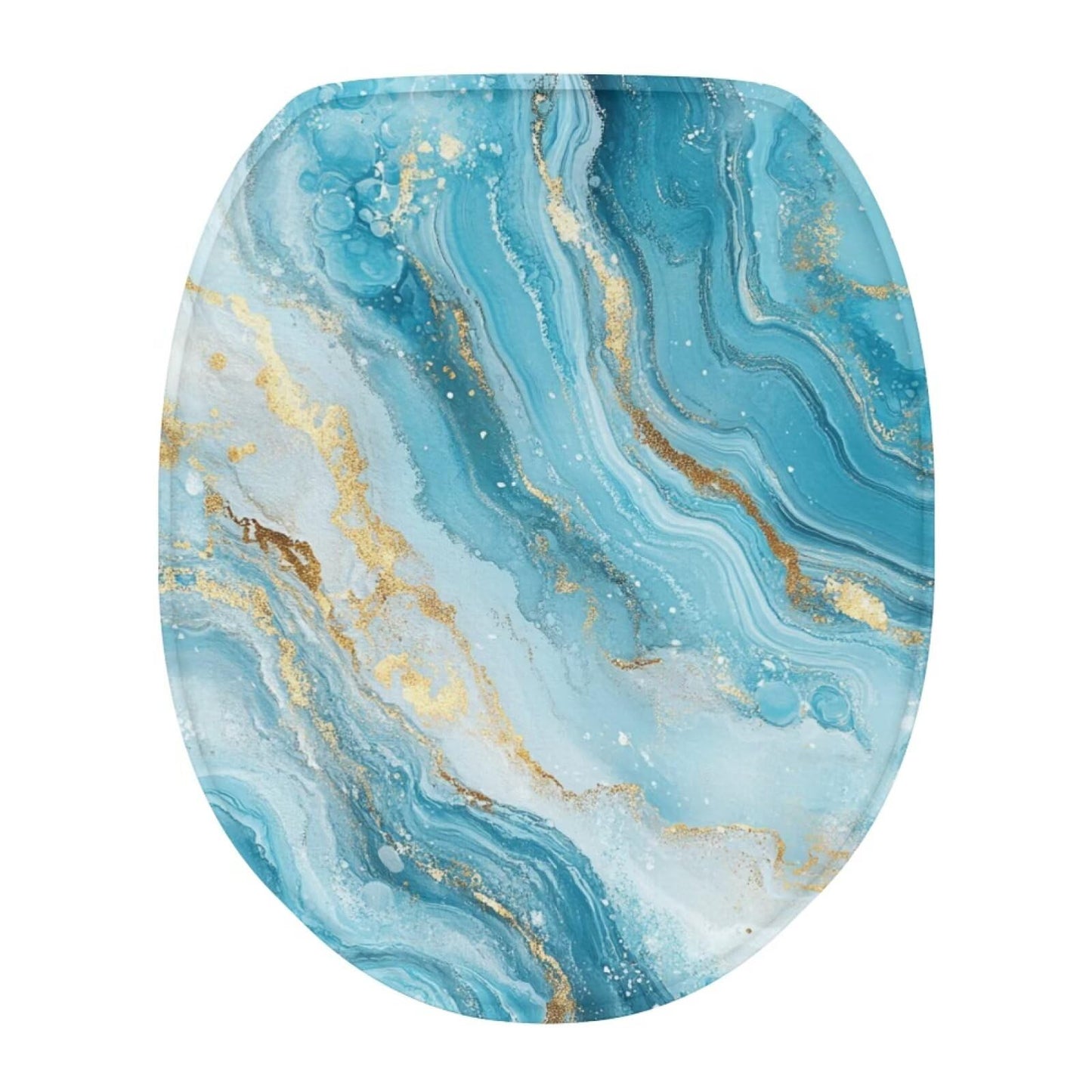Hummingbird Flower Toilet Lid Covers for Bathroom Hummingbird Flower Toilet Seat Cushion Cover Elongated Reusable Replacement Fabric Elastic Washable Dust Covers