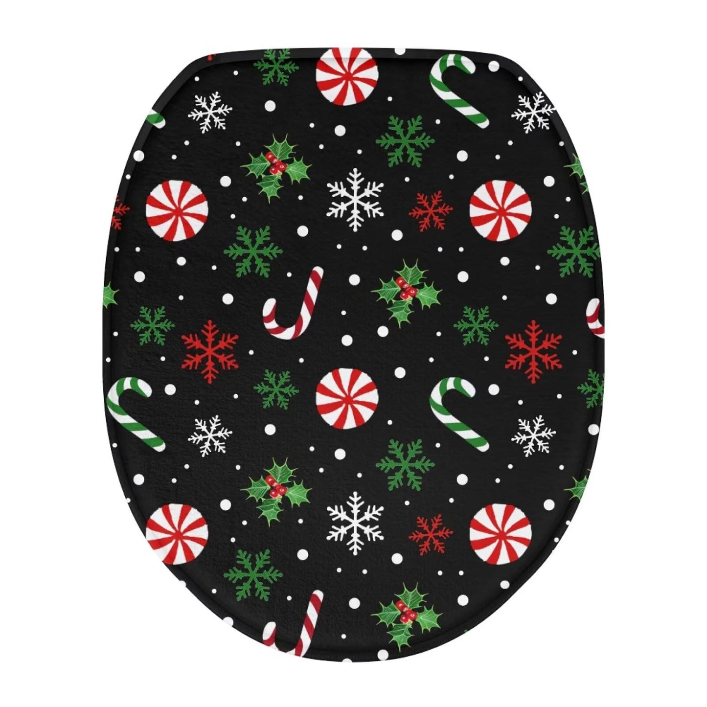 Dinosaur Toilet Lid Cover, Comfortable Dustproof and Reusable Toilet Seat Cover, Flannel Soft Bathroom Accessories Toilet Lid Cover