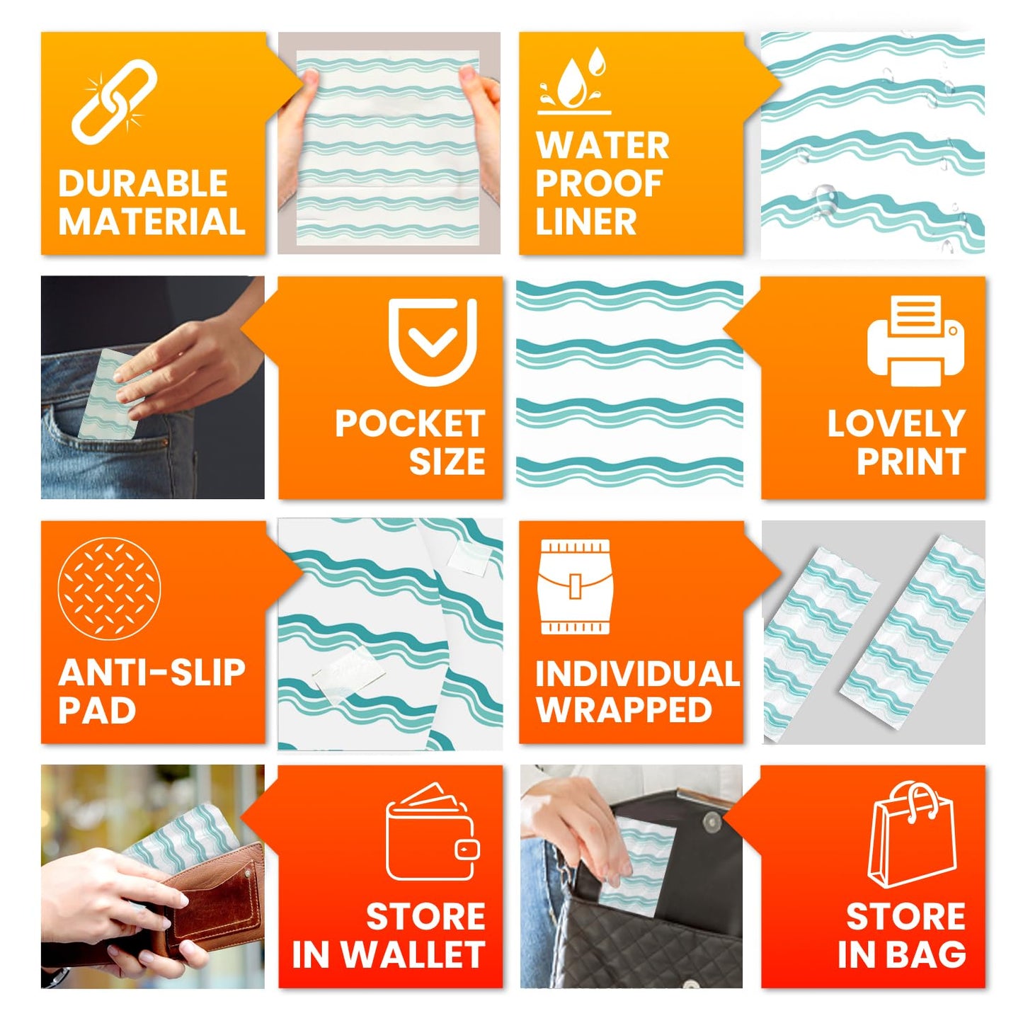 20 XL Toilet Seat Covers Disposable, Kids & Adults Travel Pack | Individually Wrapped, Waterproof, Potty Training, Toddler Liners, Travel Use