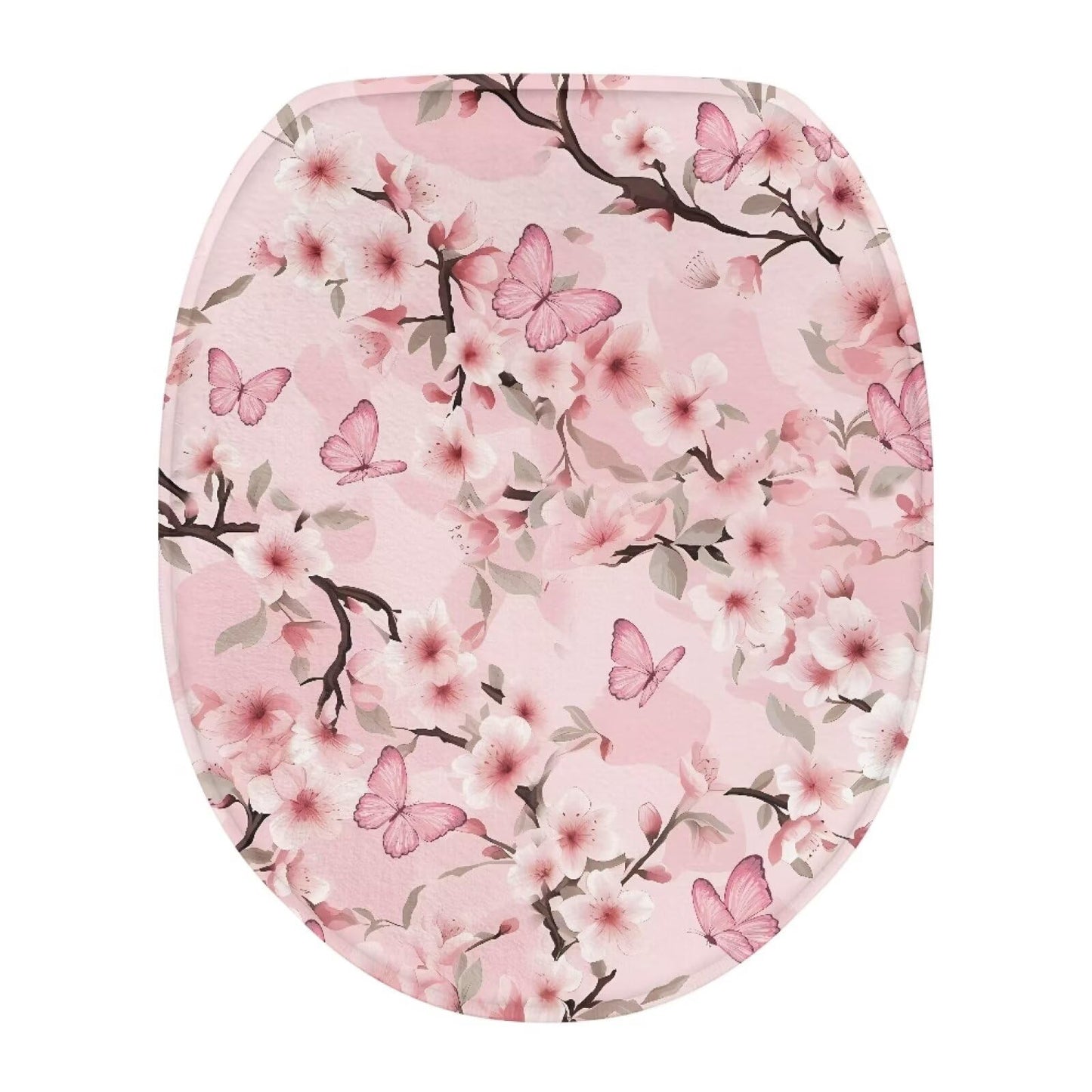 Purple Gothic Cat Toilet Lid Cover Elongated Toilet Seat Lid Covers Replacement Universal Toilet Seat Cover Fits Accessories Decor Soft Toilet Protector Cover Fits Most Toilet Lids-1