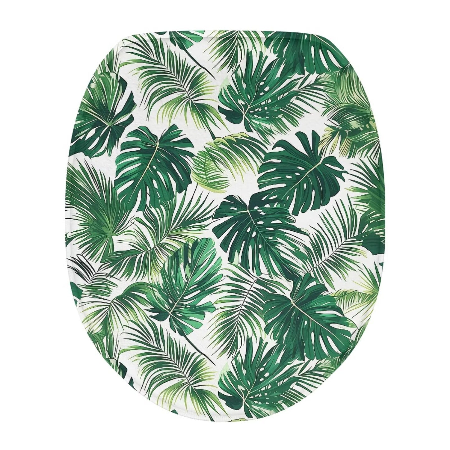 chaqlin Toilet Lid Cover Blue Marble Absorbent Flannel Oval Toilet Seat Covers for Bathroom, Washable Accessories Decor, Stretchable