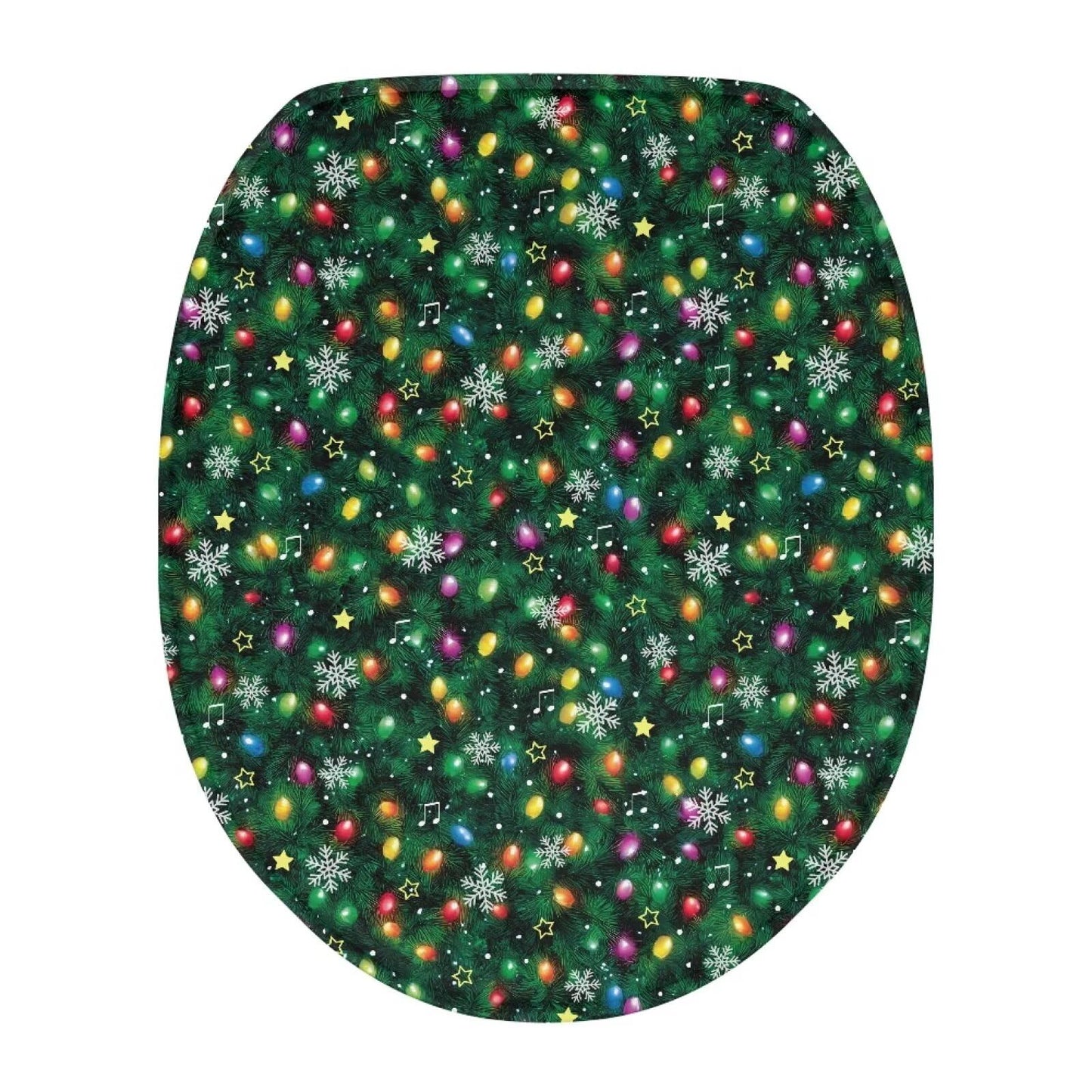 Dinosaur Toilet Lid Cover, Comfortable Dustproof and Reusable Toilet Seat Cover, Flannel Soft Bathroom Accessories Toilet Lid Cover
