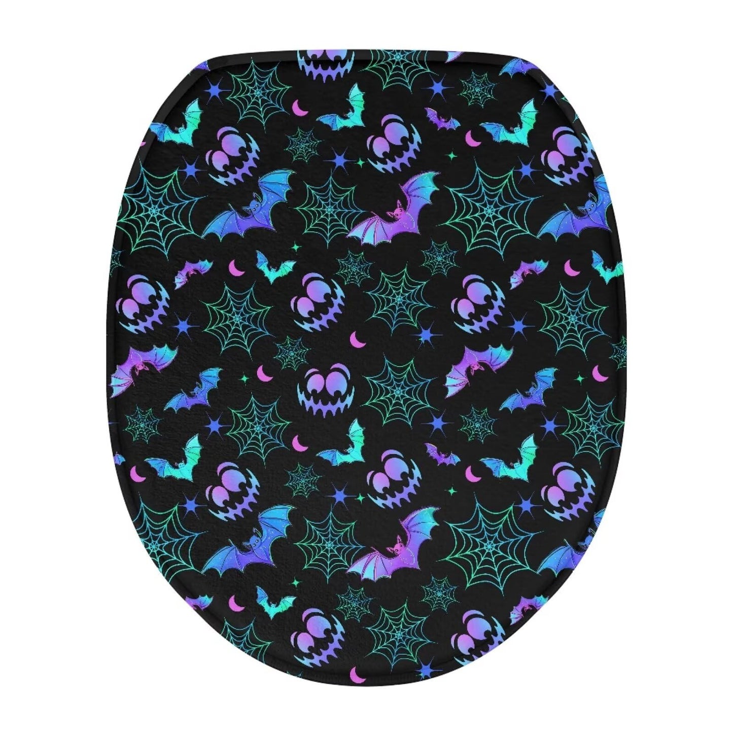Dinosaur Toilet Lid Cover, Comfortable Dustproof and Reusable Toilet Seat Cover, Flannel Soft Bathroom Accessories Toilet Lid Cover