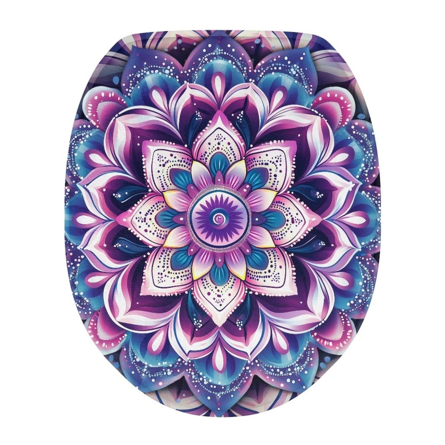 Hummingbird Flower Toilet Lid Covers for Bathroom Hummingbird Flower Toilet Seat Cushion Cover Elongated Reusable Replacement Fabric Elastic Washable Dust Covers