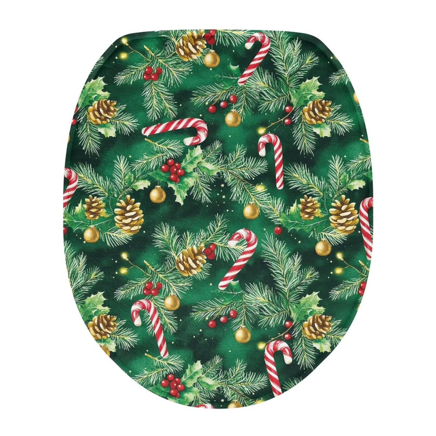 Hummingbird Flower Toilet Lid Covers for Bathroom Hummingbird Flower Toilet Seat Cushion Cover Elongated Reusable Replacement Fabric Elastic Washable Dust Covers