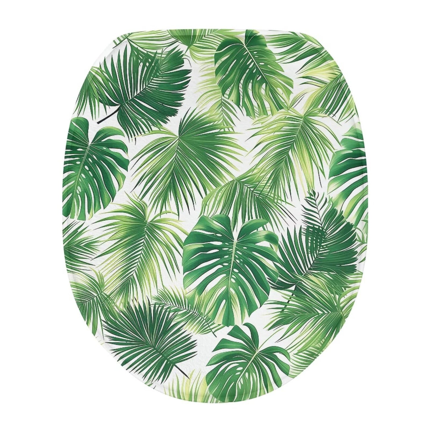 chaqlin Toilet Lid Cover Blue Marble Absorbent Flannel Oval Toilet Seat Covers for Bathroom, Washable Accessories Decor, Stretchable