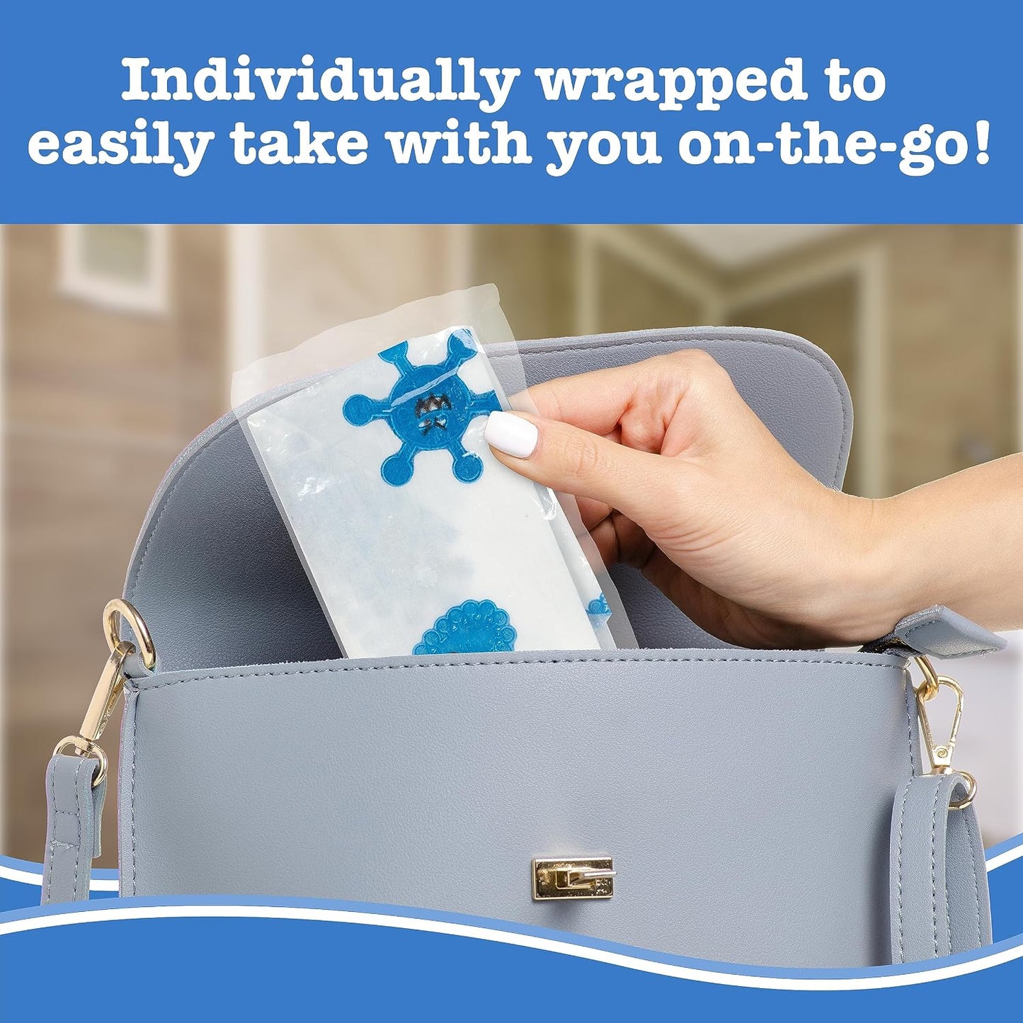 Potty Shields Disposable Toilet Seat Covers, XL Waterproof Sheets, 24 Pack | Toilet Covers for Toddlers, Kids & Adults, Portable & Individually Wrapped for Travel, Potty Training, & Public Restrooms