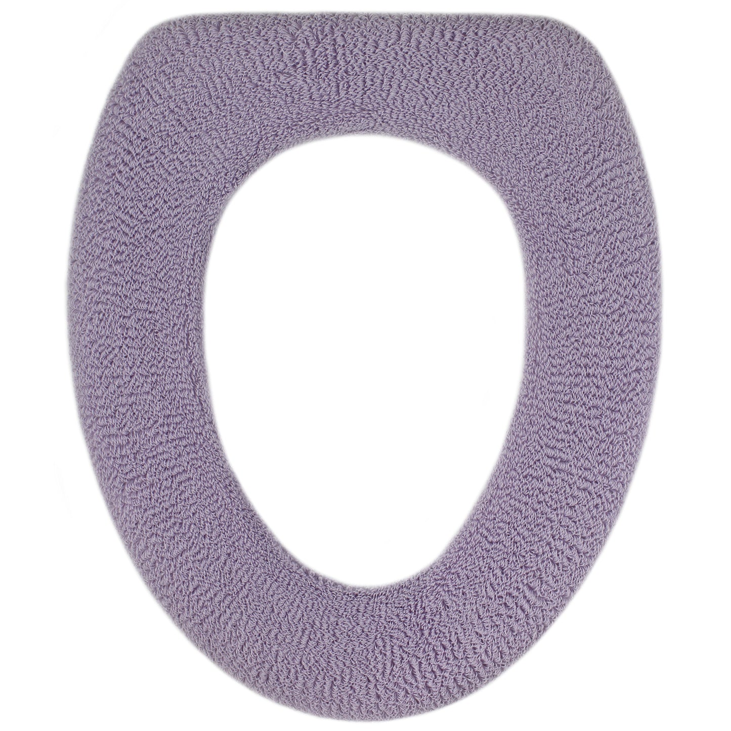 Soft Toilet Seat Cover - Plush & Thick Fabric Toilet Seat Warmer for Round & Elongated 14x18" Toilet Seats - Reusable, Machine-Washable, Easy-Install - Gift-Ready Packaging - Pastel Pink