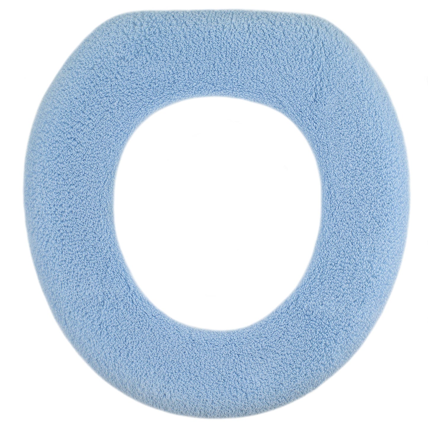 Soft Toilet Seat Cover - Plush & Thick Fabric Toilet Seat Warmer for Round & Elongated 14x18" Toilet Seats - Reusable, Machine-Washable, Easy-Install - Gift-Ready Packaging - Pastel Pink
