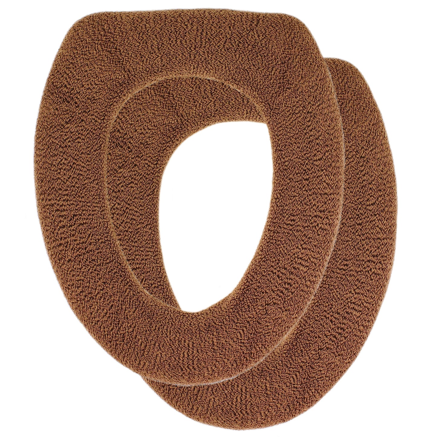 Soft Toilet Seat Cover - Plush & Thick Fabric Toilet Seat Warmer for Round & Elongated 14x18" Toilet Seats - Reusable, Machine-Washable, Easy-Install - Gift-Ready Packaging - Pastel Pink