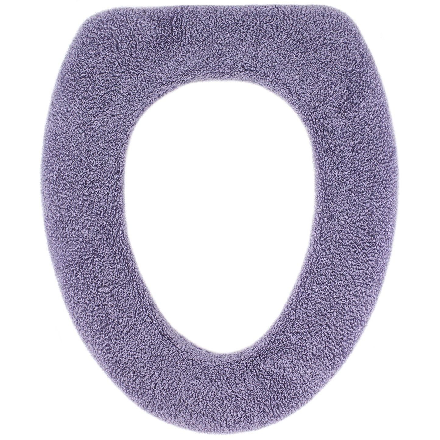 Soft Toilet Seat Cover - Plush & Thick Fabric Toilet Seat Warmer for Round & Elongated 14x18" Toilet Seats - Reusable, Machine-Washable, Easy-Install - Gift-Ready Packaging - Pastel Pink