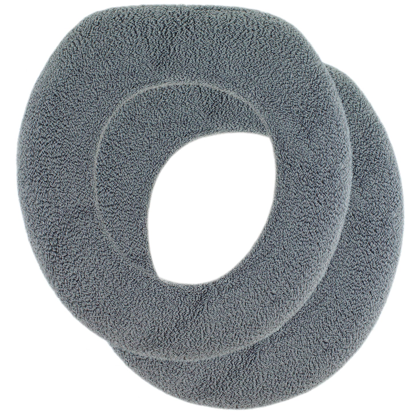 Soft Toilet Seat Cover - Plush & Thick Fabric Toilet Seat Warmer for Round & Elongated 14x18" Toilet Seats - Reusable, Machine-Washable, Easy-Install - Gift-Ready Packaging - Pastel Pink